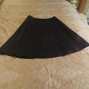 Black lined Skirt